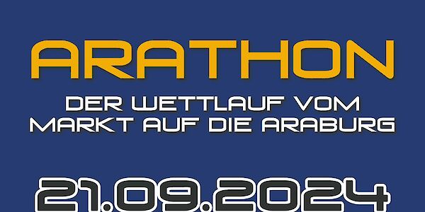 Arathon 2024 - der Wettlauf vom Marktplatz auf die Araburg