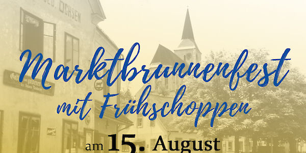 Marktbrunnenfest mit Frühschoppen zu Mariä Himmelfahrt