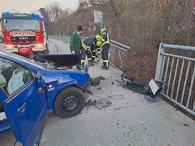 Titelbild von Verkehrsunfall auf Höhe der Firma Lunzer