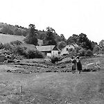 ID 223200 Straßenbau und Bachverlegung (1962), Urheber und Besitzer: fam. Pfeiffer