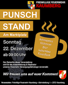 Titelbild von Punschstand FF-Kaumberg