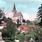 ID: 238103, Blick auf die Kirche (um 1920),  Urheber und Besitzer: OENB