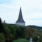 Kirchturmreparatur 2022 (Bild: Marktgemeinde Kaumberg)